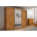 Ver imagem 1 de Guarda Roupa 3 Portas de Correr (1 C- Espelho) e 6 Gavetas Paradizzo-palazzo Cumaru