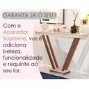 Ver imagem 3 de Aparador Moderno Cantinho do Café Premium Pés em Madeira Decorativo Luxo Cor Off White