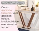 Ver imagem 3 de Aparador Moderno Cantinho do Café Premium Pés em Madeira Decorativo Luxo Cor Off White