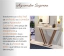 Ver imagem 2 de Aparador Moderno Cantinho do Café Premium Pés em Madeira Decorativo Luxo Cor Off White