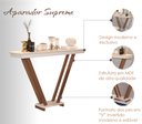 Ver imagem 4 de Aparador Moderno Cantinho do Café Premium Pés em Madeira Decorativo Luxo Cor Off White