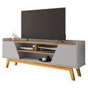Ver imagem 1 de Rack Bancada para Tv 65 Pol 160cm Titan Off/cinamomo B02 - Mpozenato