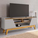 Ver imagem 2 de Rack Bancada para Tv 65 Pol 160cm Titan Off/cinamomo B02 - Mpozenato