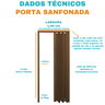 Porta Sanfonada Pvc 1,46m Mogno - 3
