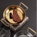 Ver imagem 3 de Panela Pergaminho Paella Dourada Aço Inoxidável Cor Dourado