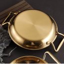 Ver imagem 2 de Panela Pergaminho Paella Dourada Aço Inoxidável Cor Dourado