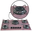 Ver imagem 4 de Cooktop 5bocas Tripla Chama 127/220v Marmo Rosa