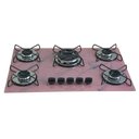 Ver imagem 1 de Cooktop 5bocas Tripla Chama 127/220v Marmo Rosa