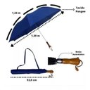 Ver imagem 5 de Guarda-chuva Automático Abre Fica Grande Voyagem Marrom