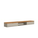 Ver imagem 1 de Nicho 218 cm 2 Portas Basculantes Nature/Off White - Linea Brasil