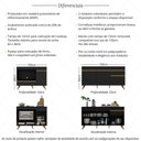 Ver imagem 3 de Kit Balcão Cozinha para Cooktop/forno 105cm e Gabinete Pia 150cm Retrô Veneza Multimóveis Mp2288