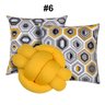 Kit 2 Almofadas Decorativas cheias mais Almofada Nó Amarelo - 2