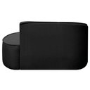 Ver imagem 4 de Kit Divã Recamier Orgânico Marrocos 150cm Lado Direito e 2 Poltronas Amore Linho Preto
