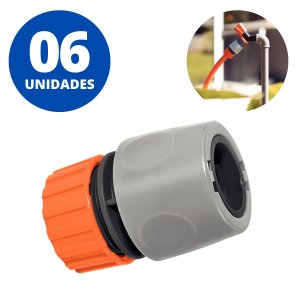 Engate Rápido Mangueira de 1/2 Polegada Tramontina Kit 06 Un