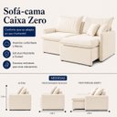 Ver imagem 3 de Sofá Madri Caixa Zero 180m - Marfim