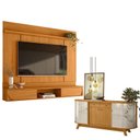 Ver imagem 1 de Painel para Tv Aura Cinamomo com Aparador Buffet Mônaco Cinamomo Off White - Madetec