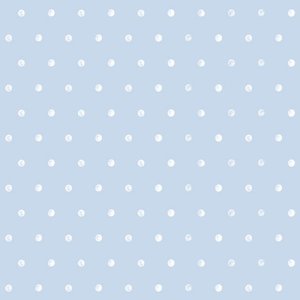 Papel de Parede - Poá Aquarelado Azul