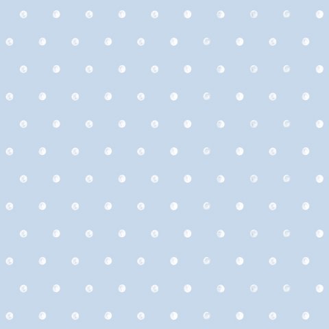 Papel de Parede - Poá Aquarelado Azul