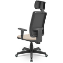 Ver imagem 3 de Cadeira Brizza com Apoio 3d Pp Backplax Plaxmetal - Poliéster Fendi