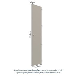 Guarda-roupa 2 Módulos 4 Portas 6 Prateleiras Frame Cabecasa madeiramadeira - 5