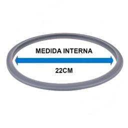 Borracha Anel Silicone 22cm Panela de Pressão De 6l Allegra - 2