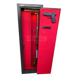 Cofre 140x40x35 para 4 Armas Longas e 5 Curtas Porta Maciça - 4