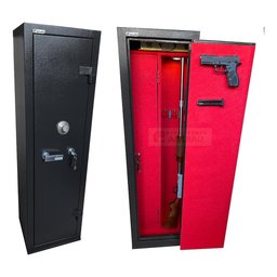 Cofre 140x40x35 para 4 Armas Longas e 5 Curtas Porta Maciça - 3