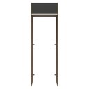 Ver imagem 6 de Porta-geladeira 73 Cm 1 Porta Basculante Rustic/preto Glamy Madesa
