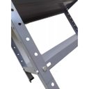 Ver imagem 2 de Estante / Armario de Aço 30cm 6 Bandejas Cinza Suporta 120kg