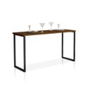 Ver imagem 2 de Mesa de Jantar Industrial 120x45cm para 2 Lugares Klm Móveis