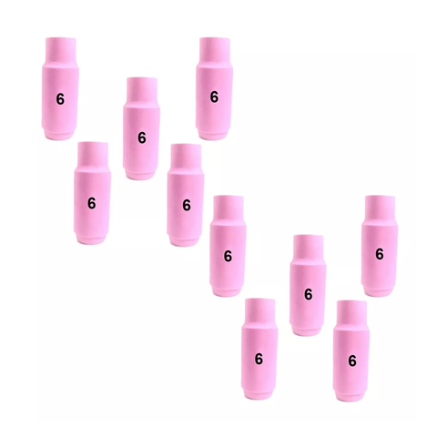 10 Bocais cerâmico para Tocha Tig  Nº6 - 10n48