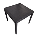 Ver imagem 7 de Mesa Quadrada Rattan Montavel Preta Plastico Plasnew