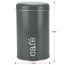 Ver imagem 4 de Kit 3 Latas Metal Porta Mantimentos Biscoito, Café e Açúcar