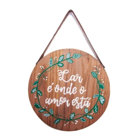 Quadro Decorativo Sala Tendência sem Moldura Frases Vintage Cor:lar
