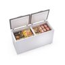 Freezer Horizontal D/a Ghbs-50 Bn 532 Litros 2 Tampas Cega 220V Gelopar - 4