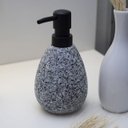 Ver imagem 3 de Porta Sabonete Liquido de Ceramica Granulado Cinza - Oikos