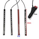 Ver imagem 3 de Barra Led Neon Carro Moto Musica Som 8 Cores RGB Controle Iluminaçao Decoraçao Enfeite AB MIDIA MC10
