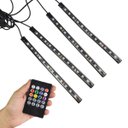 Ver imagem 6 de Barra Led Neon Carro Moto Musica Som 8 Cores RGB Controle Iluminaçao Decoraçao Enfeite AB MIDIA MC10