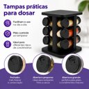 Ver imagem 5 de Conj Porta Condimentos de Vidro Giratorio c/12 Potes de 85ml - CM4