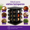 Ver imagem 7 de Conj Porta Condimentos de Vidro Giratorio c/12 Potes de 85ml - CM4