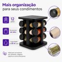 Ver imagem 3 de Conj Porta Condimentos de Vidro Giratorio c/12 Potes de 85ml - CM4