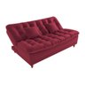 Sofá Cama 3 Lugares 1,85 Mts Duda Matrix Vinho - 3