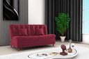 Ver imagem 2 de Sofá Cama 3 Lugares 1,85 Mts Duda Matrix Vinho