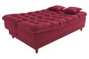 Ver imagem 4 de Sofá Cama 3 Lugares 1,85 Mts Duda Matrix Vinho