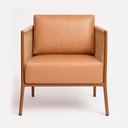 Ver imagem 3 de Poltrona Corda Náutica Marrom Ocre Sala Varanda Estar Hall