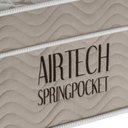 Ver imagem 7 de Conjunto Cama Box Baú Casal e Colchão Ortobom Airtech Molas Ensacadas Bege