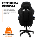 Ver mais imagens de Cadeira Gamer Stillus Ergonômica com Apoio para Os Pés - Azul - 1 + E-book