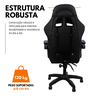 Cadeira Gamer Stillus Ergonômica com Apoio para Os Pés - Azul - 1 + E-book - 8