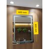 Espelho Decorativo de Luxo 60x80cm | Iluminado Led Frio 6000k | Touch Screen | Jateado | - 3