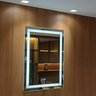 Espelho Decorativo de Luxo 60x80cm | Iluminado Led Frio 6000k | Touch Screen | Jateado | - 1